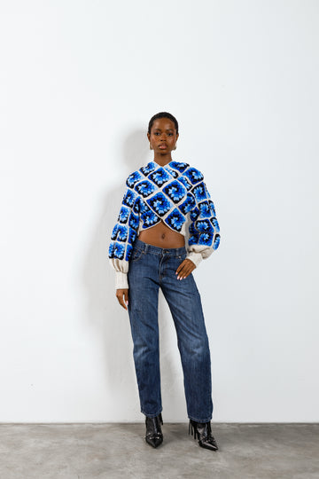 Amelia Granny-Square Sweater
