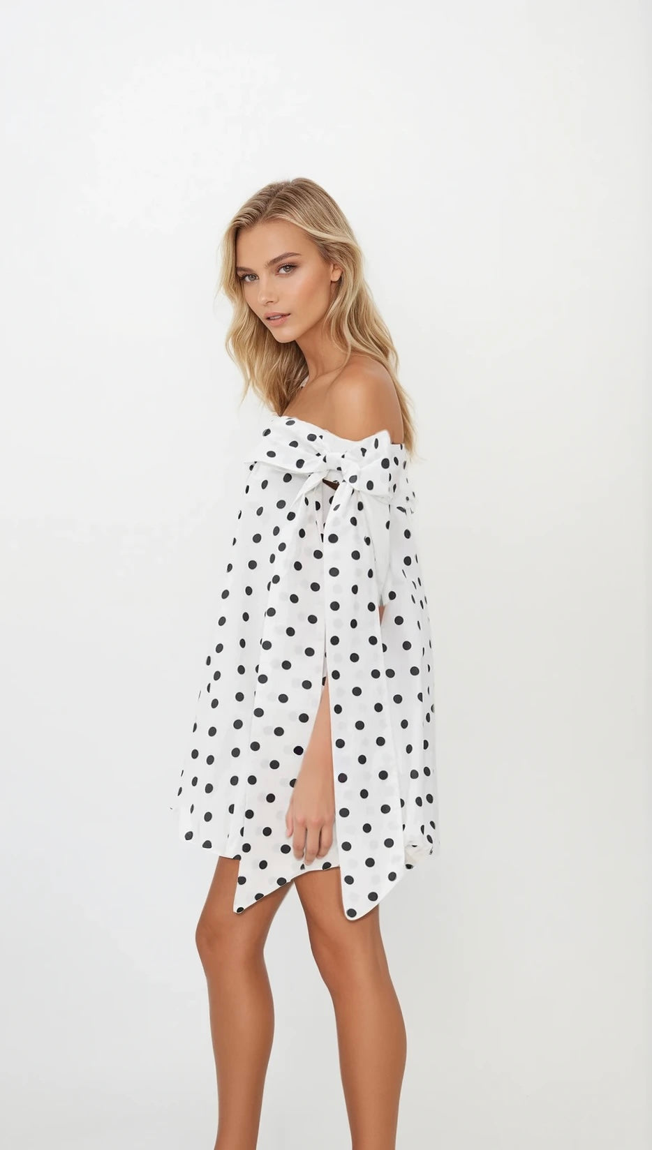 Polka Dot Bow Dress XS Polka Dot Bow Dress XS