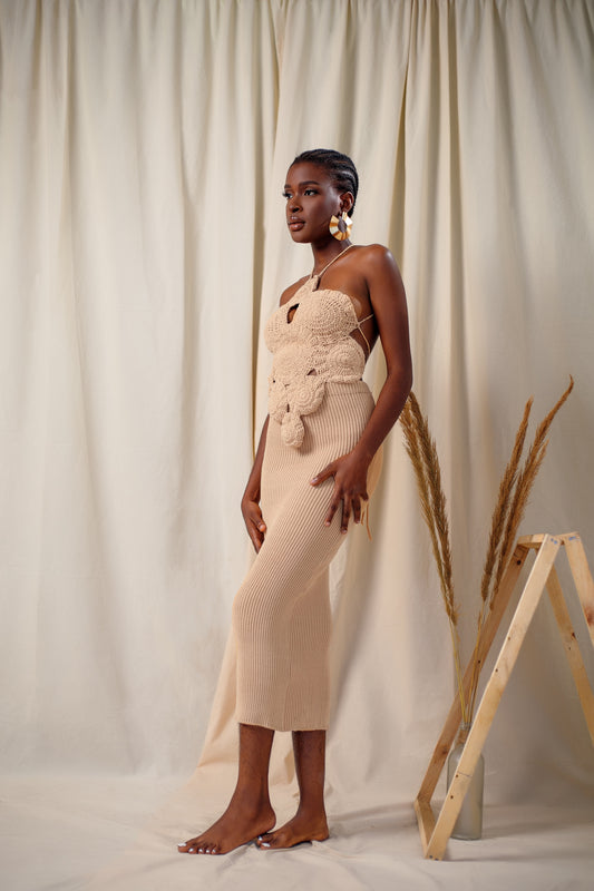 Black Palm Shadow Abia Dress main image 0